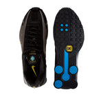 NIKE SHOX R4 BRAZIL - BLACK/CANARY/MTLC PEWTER/LT PHOTO BLUE