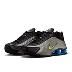 NIKE SHOX R4 BRAZIL - BLACK/CANARY/MTLC PEWTER/LT PHOTO BLUE