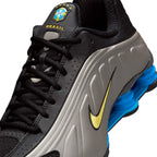 NIKE SHOX R4 BRAZIL - BLACK/CANARY/MTLC PEWTER/LT PHOTO BLUE