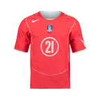NIKE SOUTH KOREA 2004 RE ISSUE JERSEY N&N - LASER CRIMSON/WHITE/WHITE
