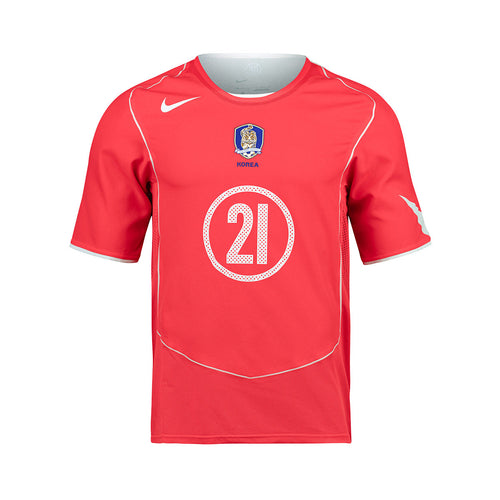 NIKE SOUTH KOREA 2004 RE ISSUE JERSEY N&N - LASER CRIMSON/WHITE/WHITE