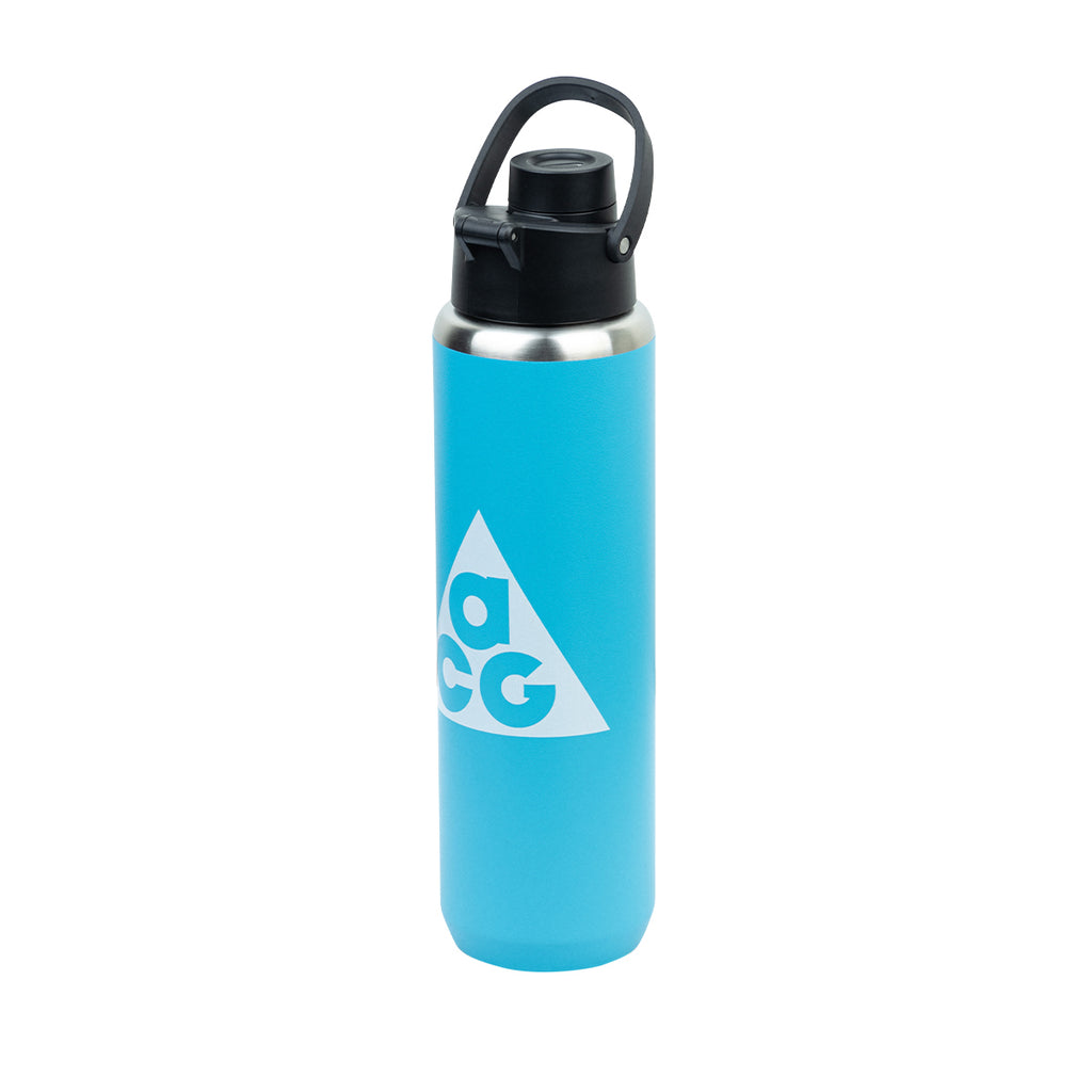 NIKE SS RECHARGE CHUG BOTTLE 24 OZ GRAPHIC ACG - BALTICBLUE/BLACK/SUMMITWHITE