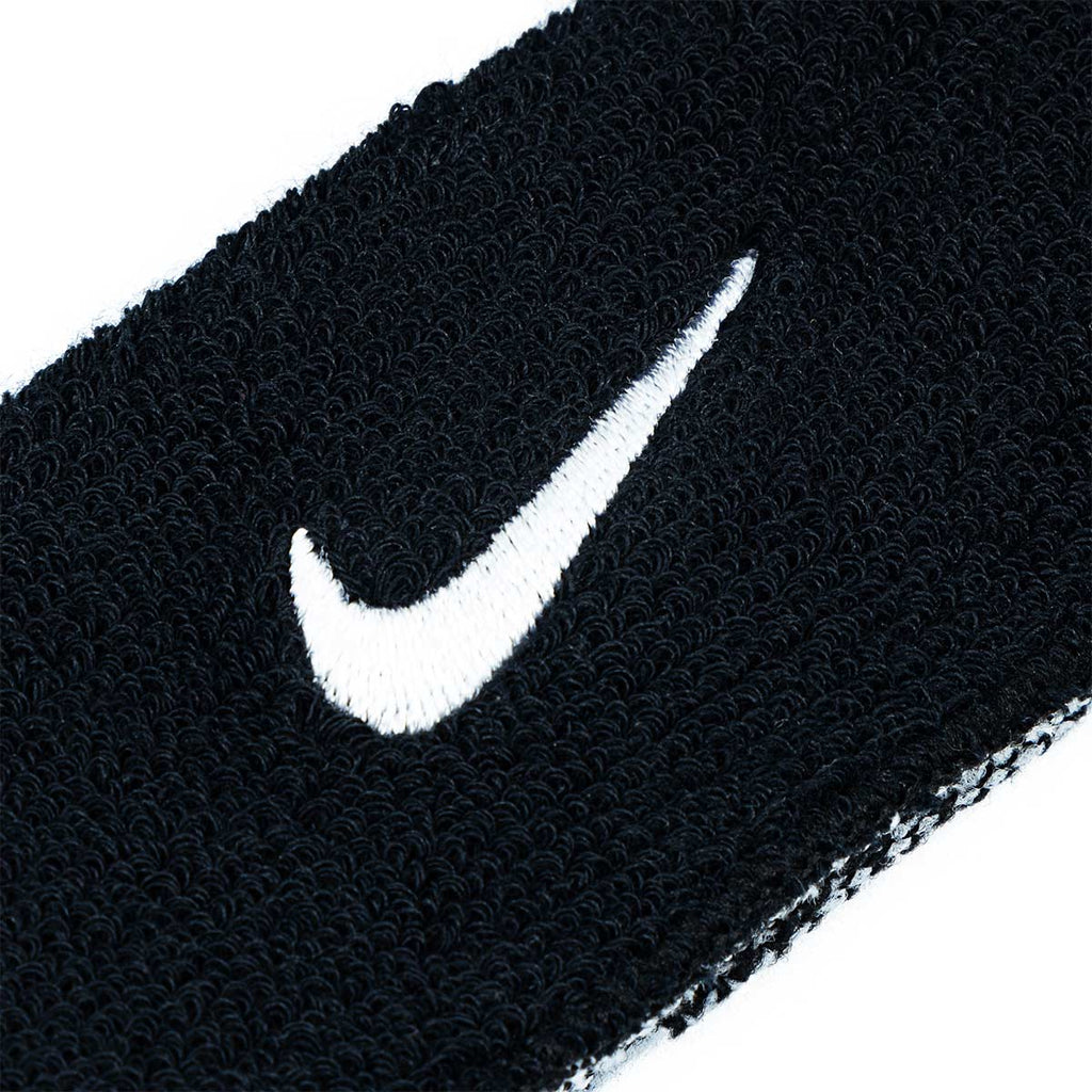 NIKE SWOOSH CLASSIC REVERSIBLE HEADBAND - BLACK/WHITE