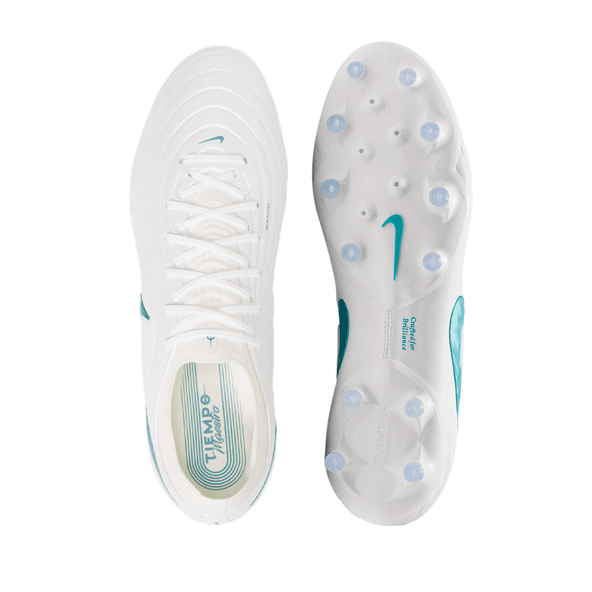 NIKE TIEMPO MAESTRO ELITE AG PRO - WHITE/DUSTY CACTUS/WHITE