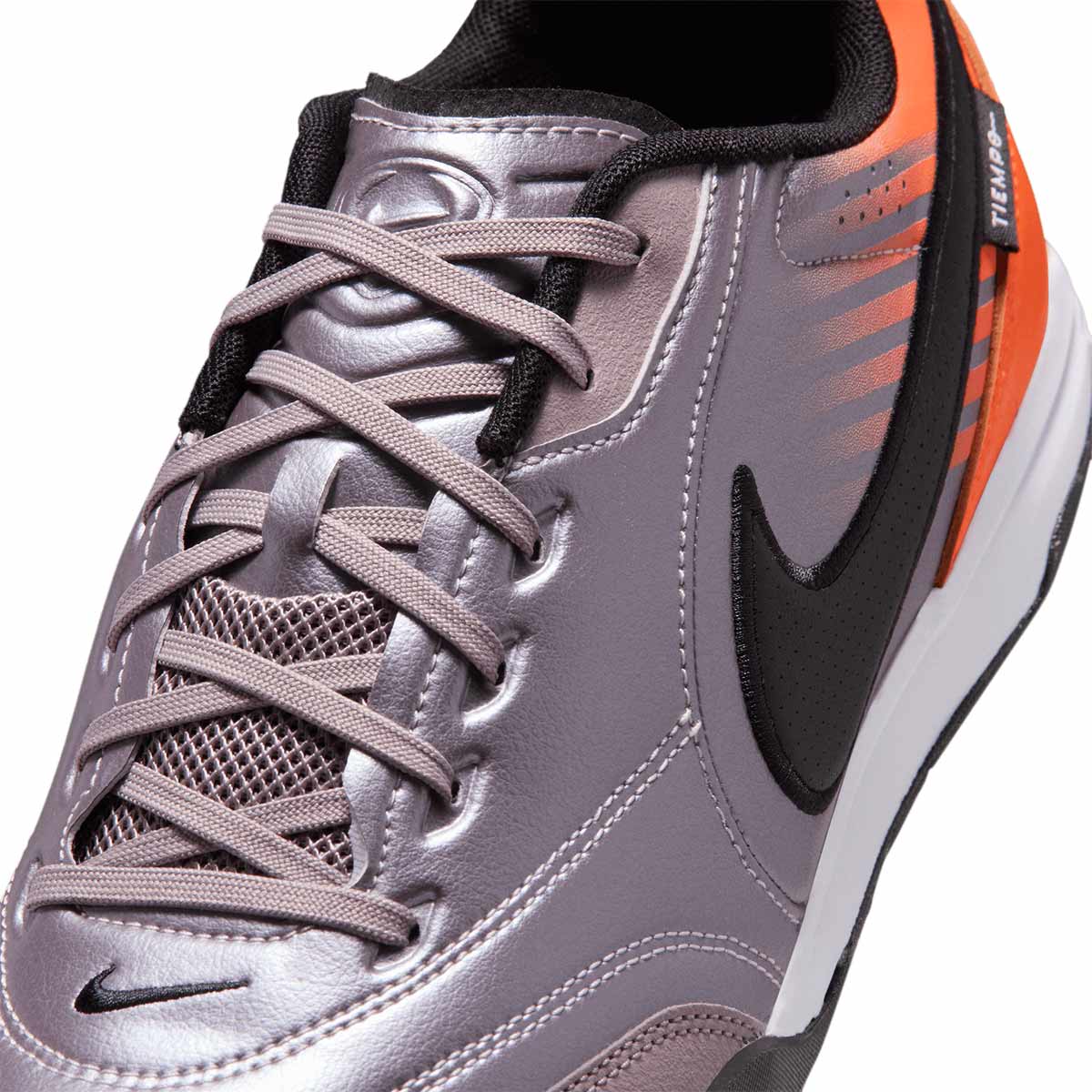NIKE TIEMPO STREETGATO PRM HERITAGE IC - BLEACHED LILAC/BLACK/TOTAL ORANGE