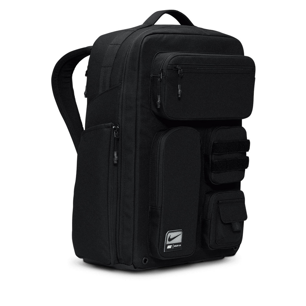 NIKE UTILITY ELITE BACKPACK (37L) - BLACK/BLACK/WHITE