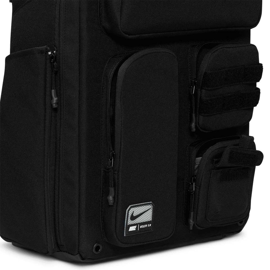 NIKE UTILITY ELITE BACKPACK (37L) - BLACK/BLACK/WHITE