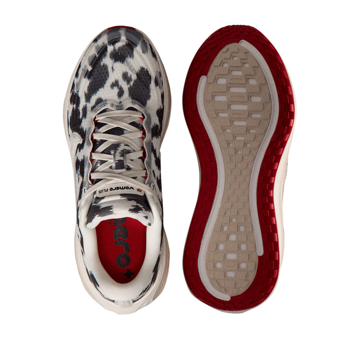 NIKE WOMEN VOMERO PLUS PR - SAIL/BLACK/UNIVERSITYRED/LTOREWOODBRN