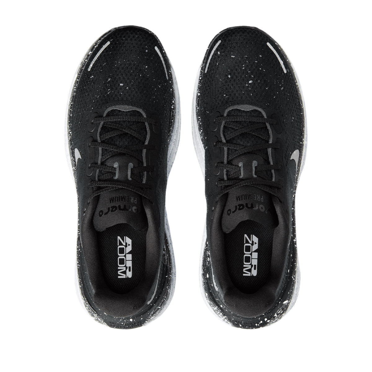 NIKE WOMEN VOMERO PREMIUM QS - BLACK/METALLICSILVER/WHITE