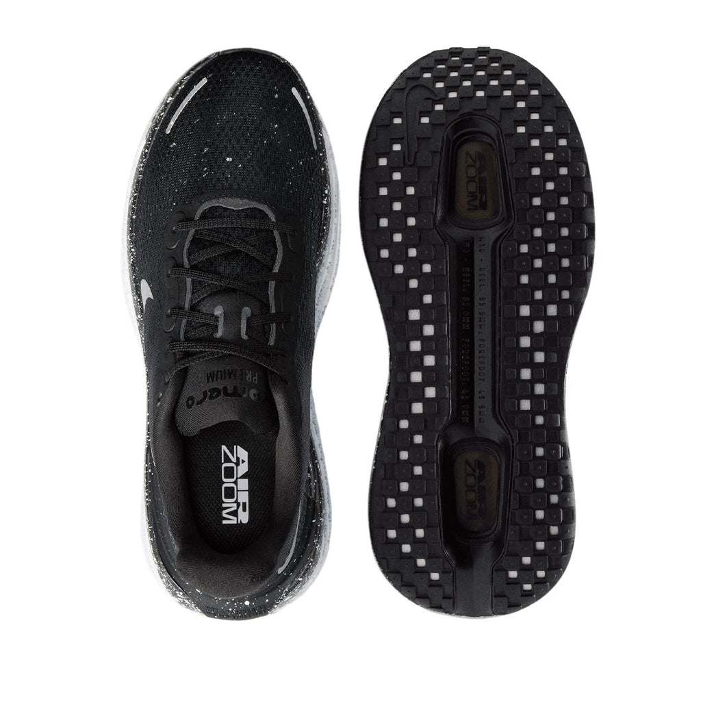 NIKE WOMEN VOMERO PREMIUM QS - BLACK/METALLICSILVER/WHITE