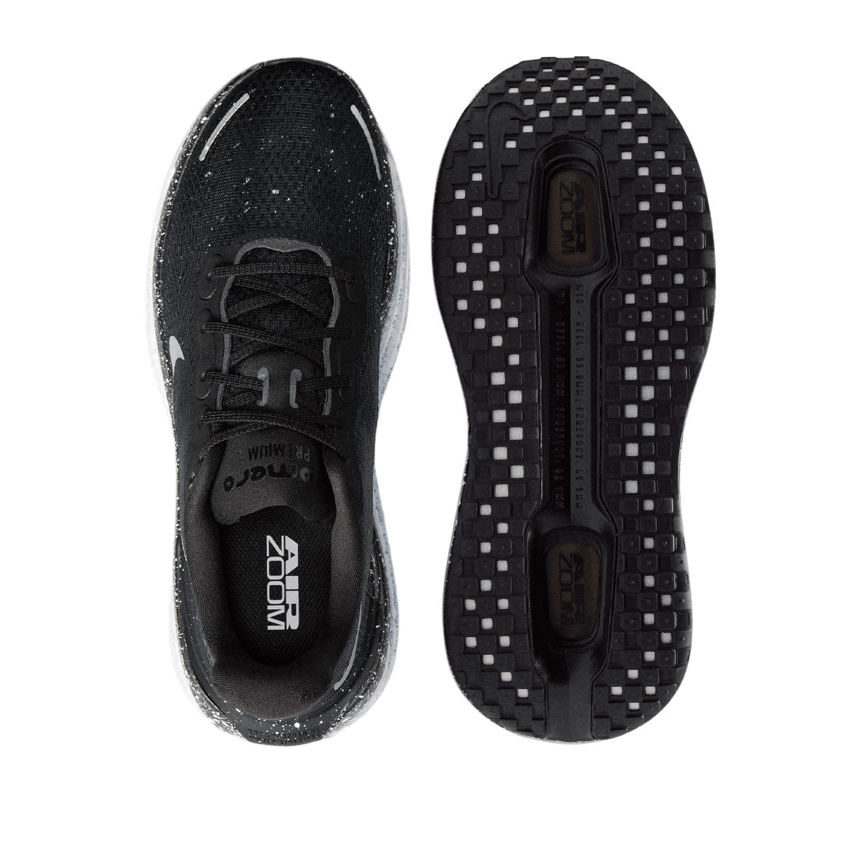 NIKE WOMEN VOMERO PREMIUM QS - BLACK/METALLICSILVER/WHITE