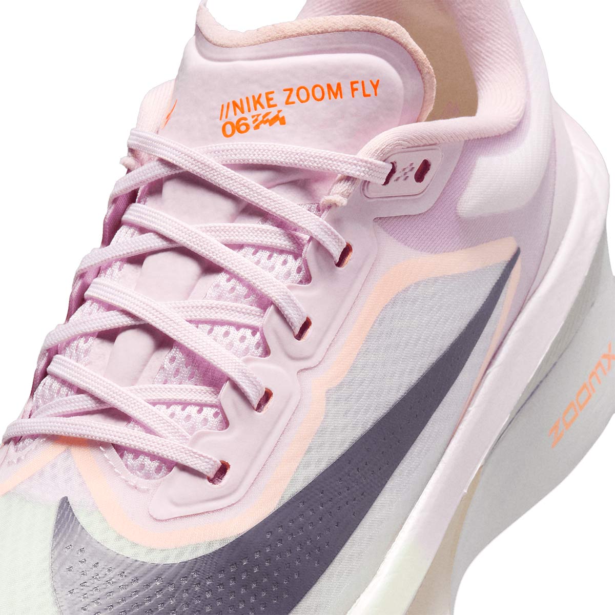 NIKE WOMEN ZOOM FLY 6 - BLEACHEDLILAC/PURPLEDYNASTY/VOLTTINT