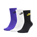 NIKE X LEGO EVERYDAY CUSHIONED CREW 3 PAIRS - MULTI COLOR