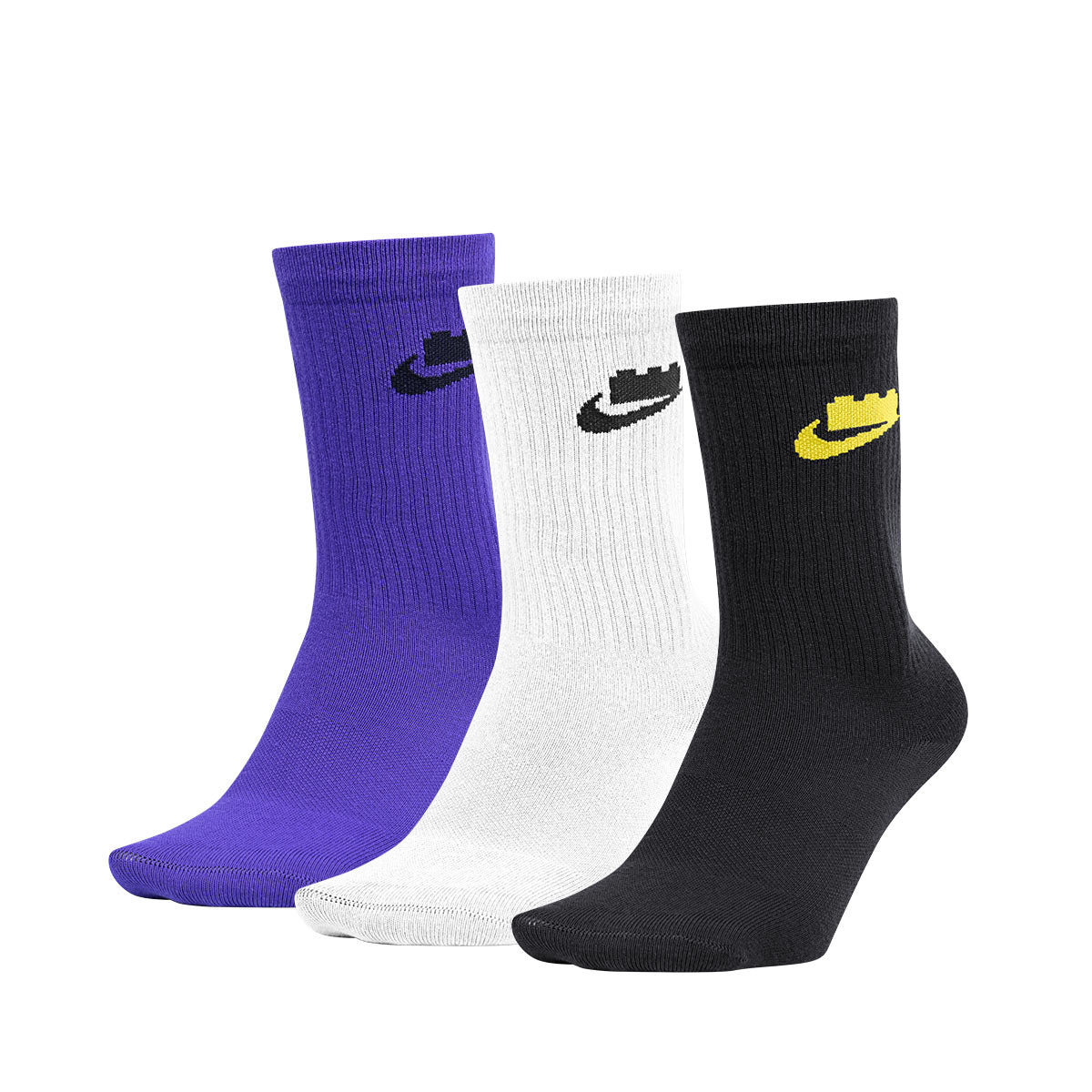 NIKE X LEGO EVERYDAY CUSHIONED CREW 3 PAIRS - MULTI COLOR