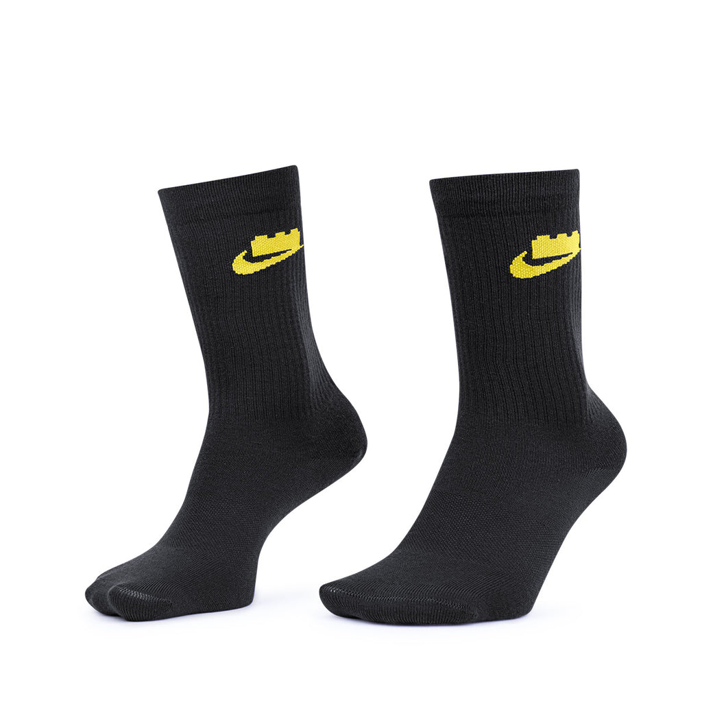 NIKE X LEGO EVERYDAY CUSHIONED CREW 3 PAIRS - MULTI COLOR