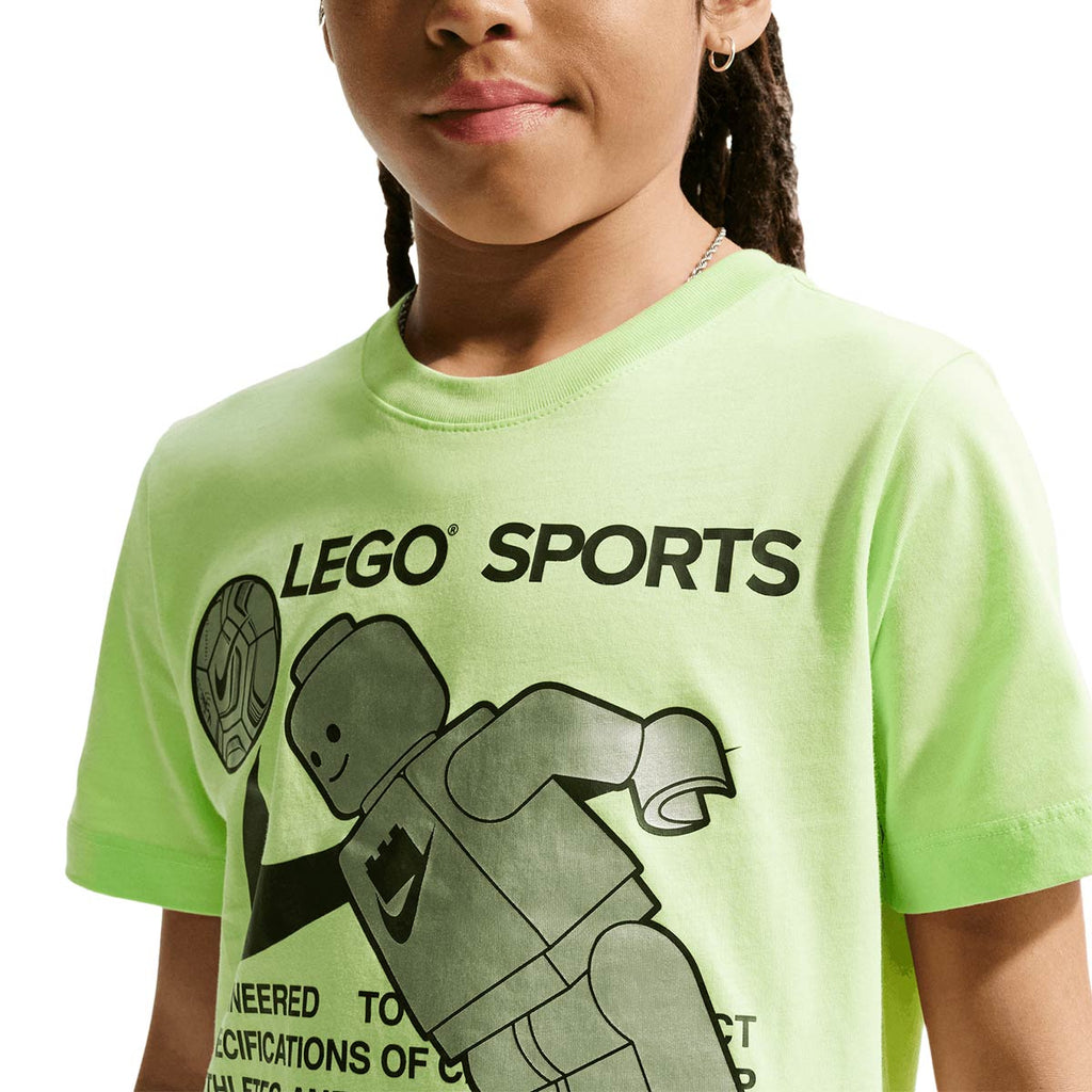NIKE X LEGO GRAPHIC TEE - LT LIQUID LIME