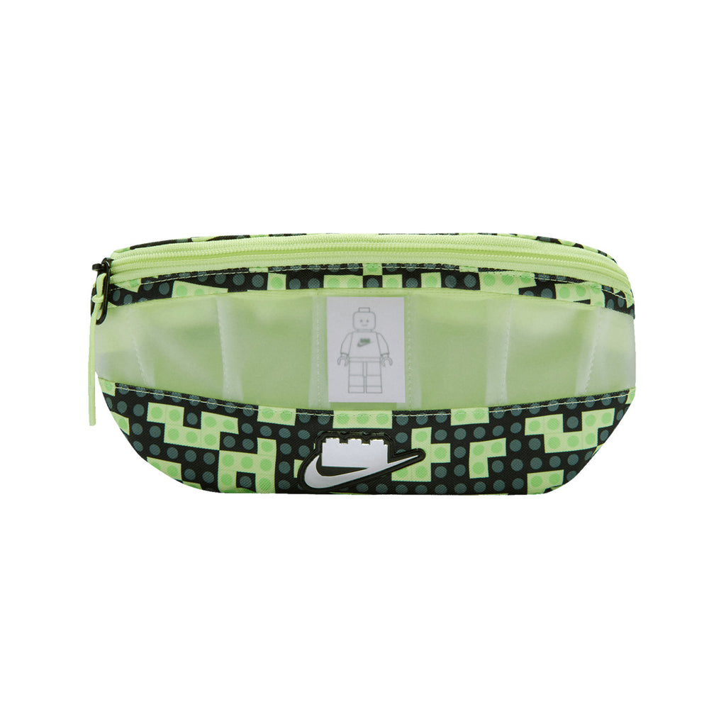 NIKE X LEGO WAISTPACK BAG - LT LIQUID LIME/BLACK/METALLIC SILVER