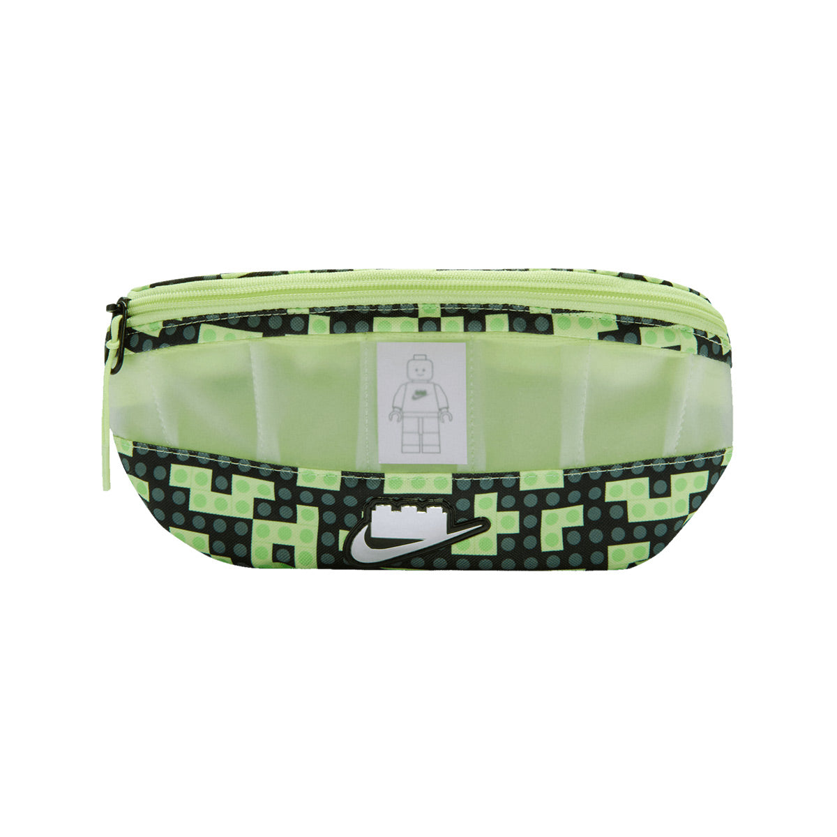 NIKE X LEGO WAISTPACK BAG - LT LIQUID LIME/BLACK/METALLIC SILVER