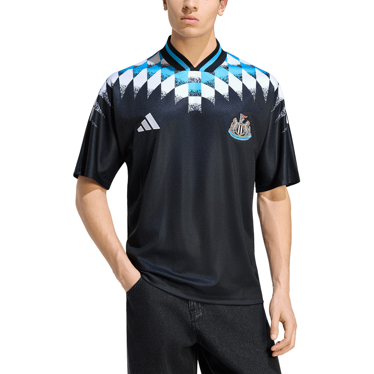 ADIDAS NEWCASTLE UNITED STADIUM JERSEY - BLACK
