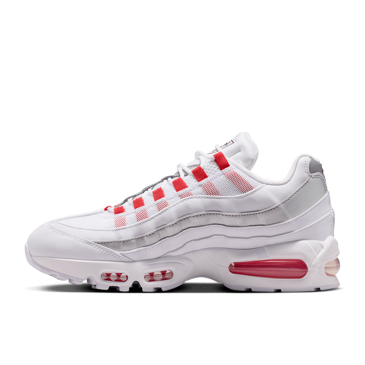 NIKE AIR MAX 95 BIG BUBBLE ENGLAND - WHITE/SPEED RED/METALLIC SILVER/OBSIDIAN