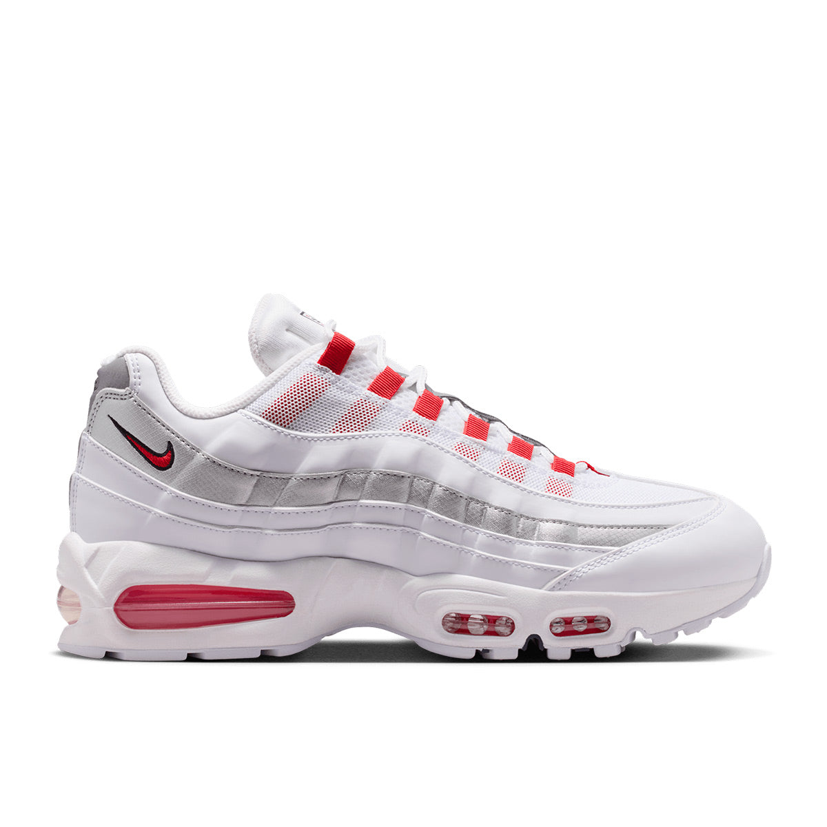 NIKE AIR MAX 95 BIG BUBBLE ENGLAND - WHITE/SPEED RED/METALLIC SILVER/OBSIDIAN