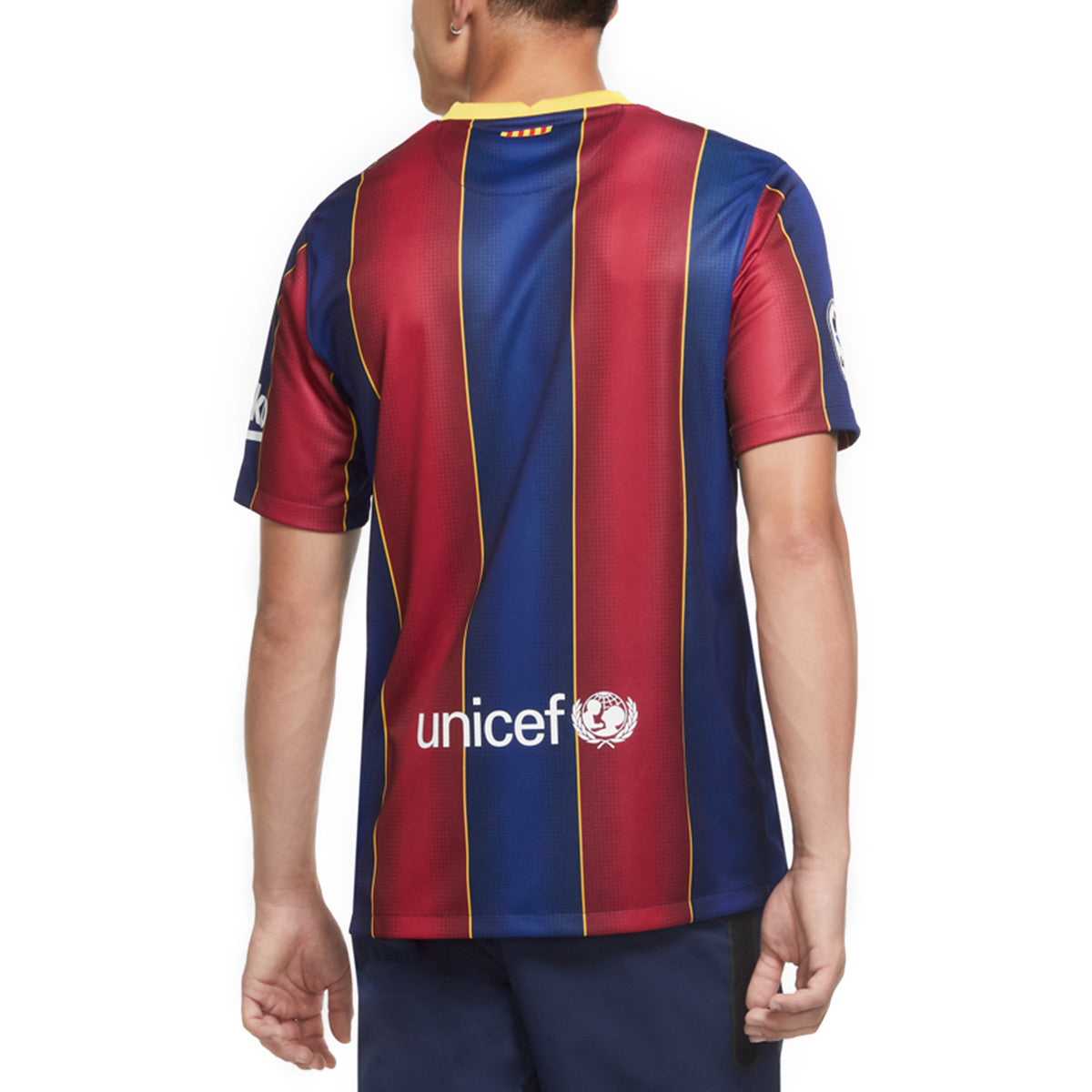 FCB M NK BRT STAD JSY SS HM - DEEP ROYAL BLUE/VARSITY MAIZE