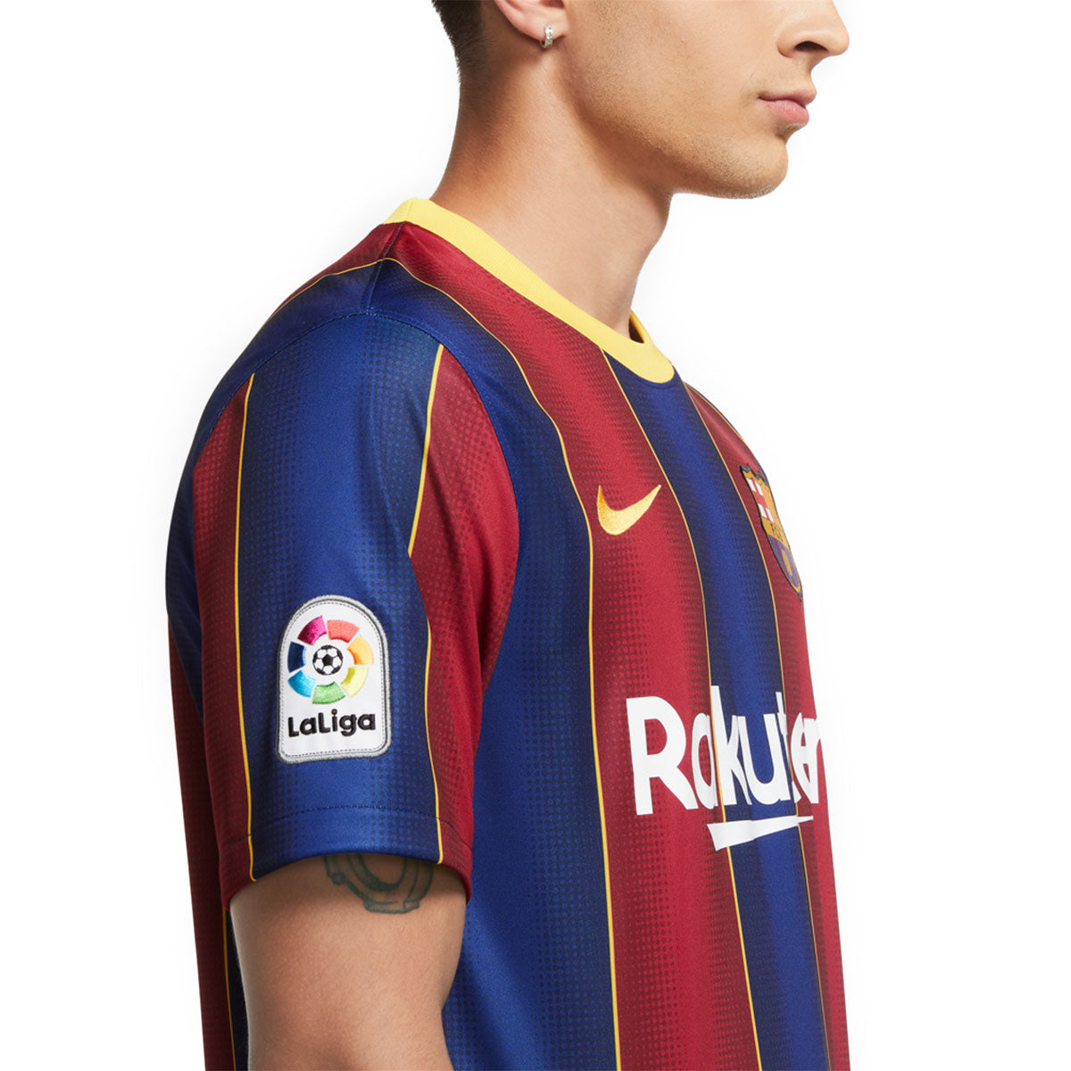 FCB M NK BRT STAD JSY SS HM - DEEP ROYAL BLUE/VARSITY MAIZE