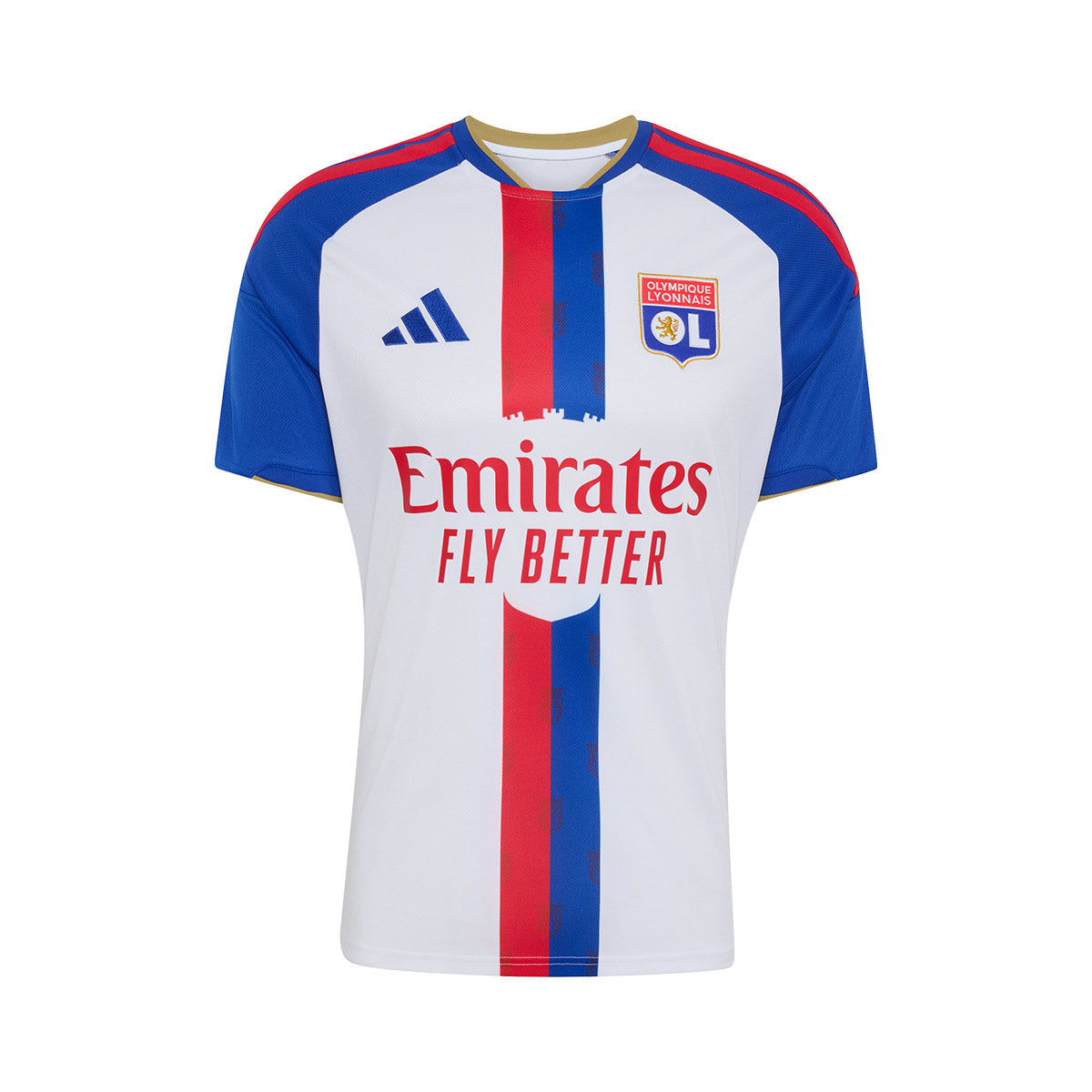 ADIDAS OLYMPIQUE LYONNAIS 2026/2027 HOME REPLICA JERSEY - WHITE