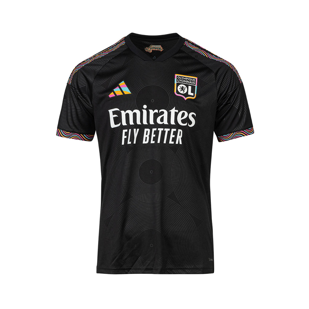 ADIDAS OLYMPIQUE LYONNAIS 2026/2027 THIRD REPLICA JERSEY - BLACK
