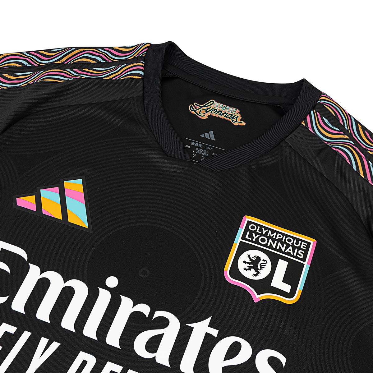 ADIDAS OLYMPIQUE LYONNAIS 2026/2027 THIRD REPLICA JERSEY - BLACK
