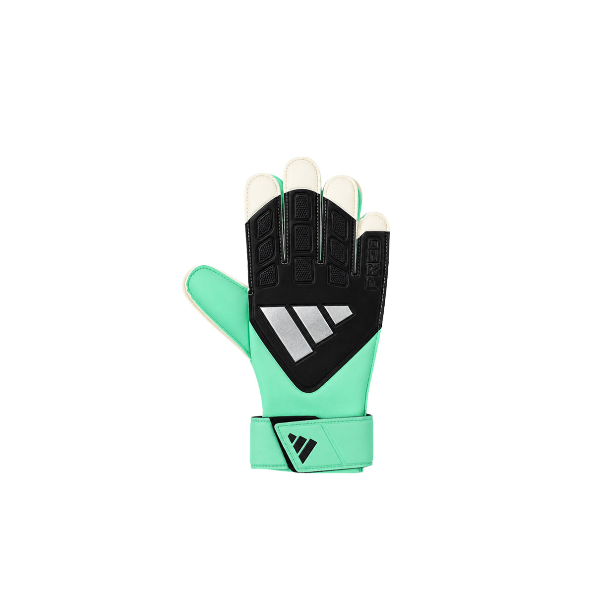 ADIDAS PREDATOR TRAINING GLOVES J - BLACK/PULSE MINT/SILVER MET