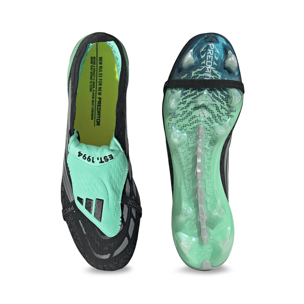 ADIDAS PREDATOR ELITE FT FG - CORE BLACK/SILVER MET/PULSE MINT