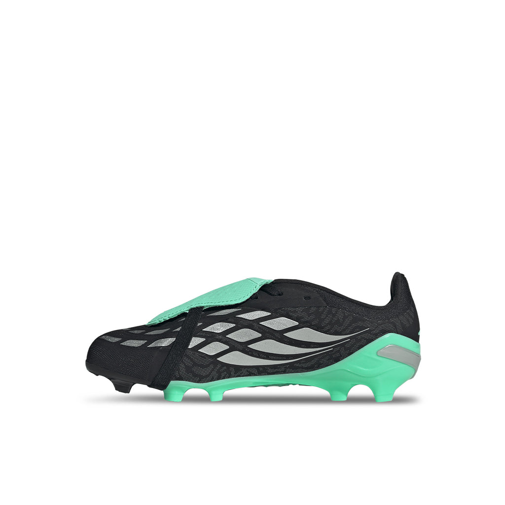 ADIDAS PREDATOR ELITE FT FG J - CORE BLACK/SILVER MET/PULSE MINT
