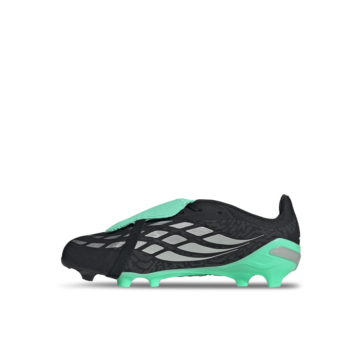 ADIDAS PREDATOR ELITE FT FG J - CORE BLACK/SILVER MET/PULSE MINT