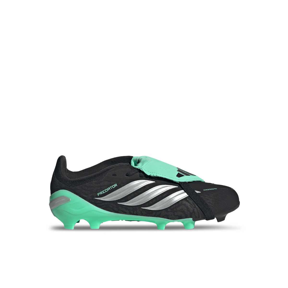 ADIDAS PREDATOR ELITE FT FG J - CORE BLACK/SILVER MET/PULSE MINT