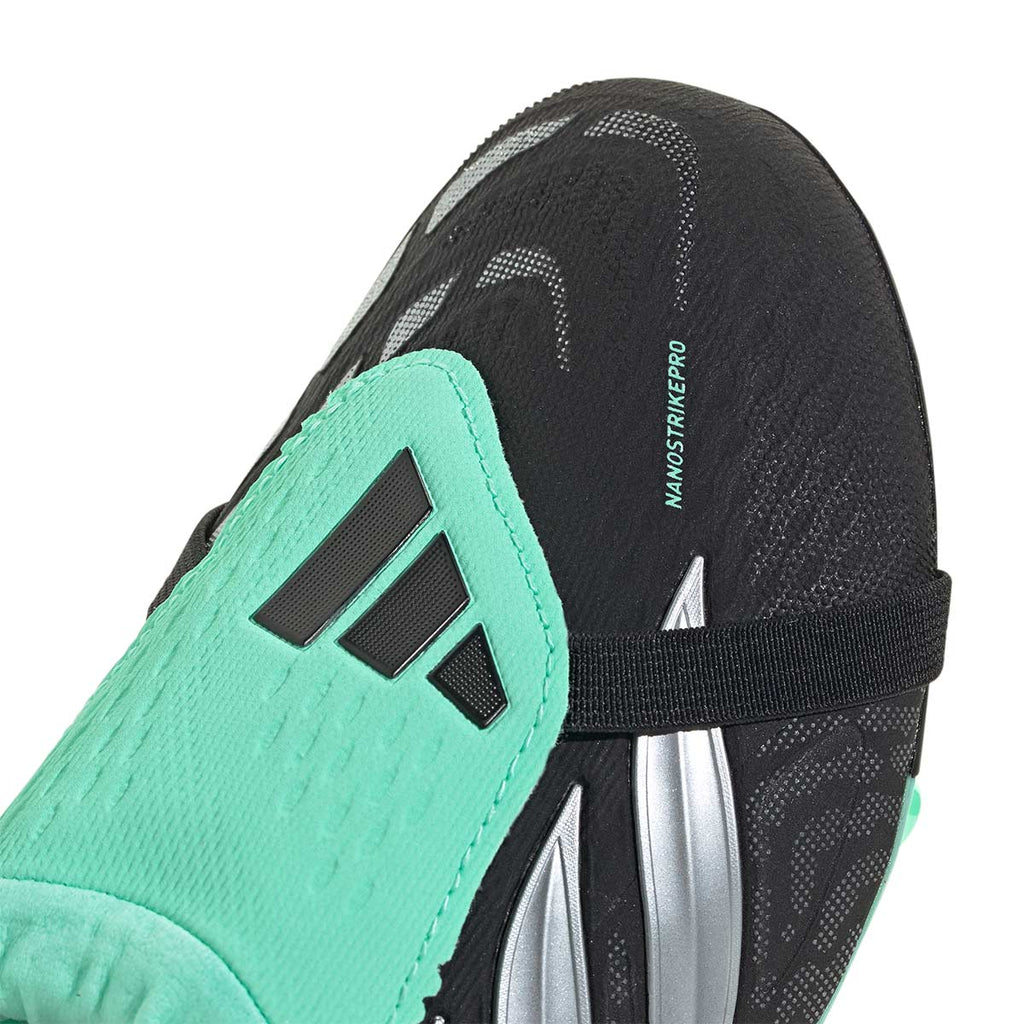 ADIDAS PREDATOR ELITE FT FG J - CORE BLACK/SILVER MET/PULSE MINT