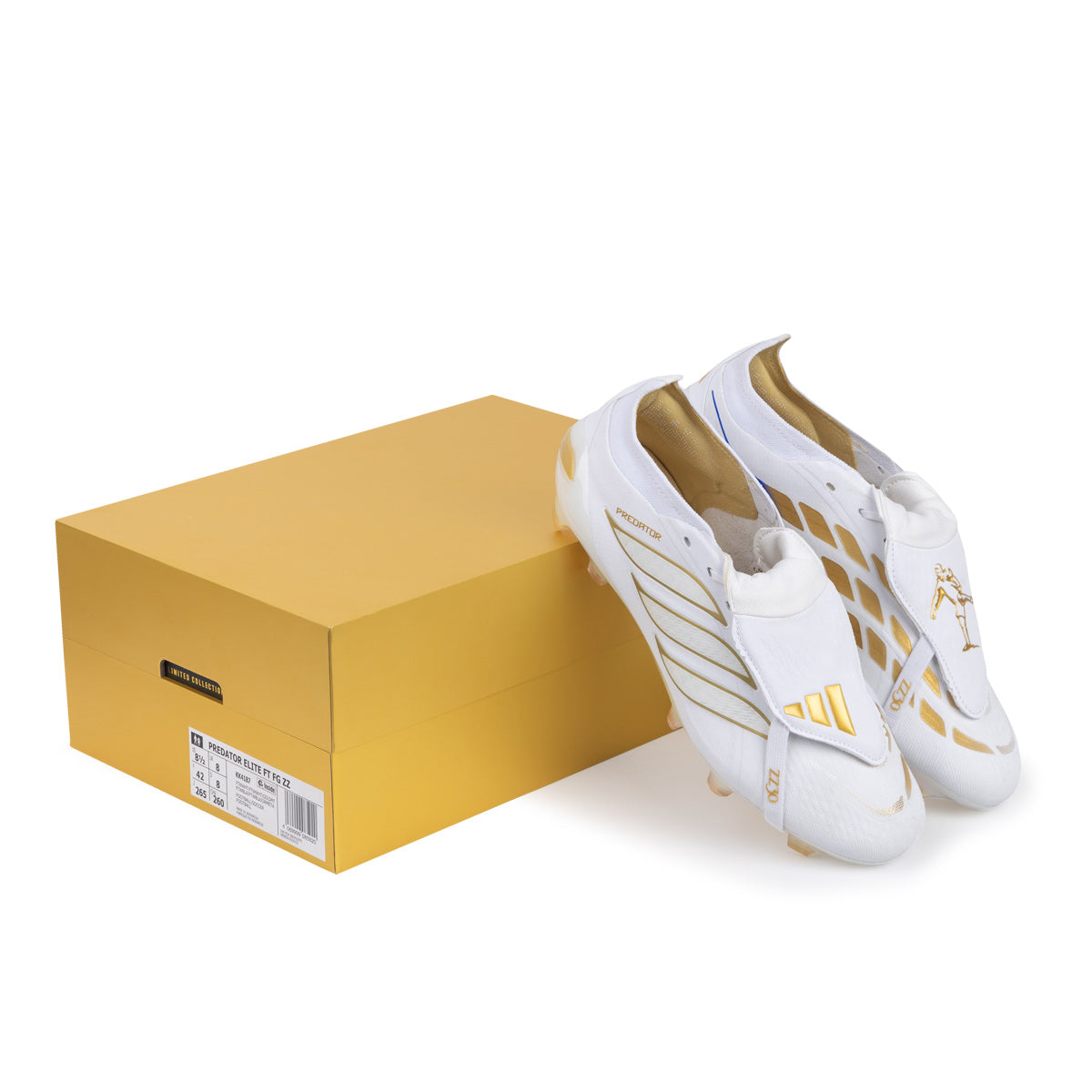 ADIDAS PREDATOR ZIDANE ELITE FT FG - FTWR WHITE/FTWR WHITE/GOLD MET