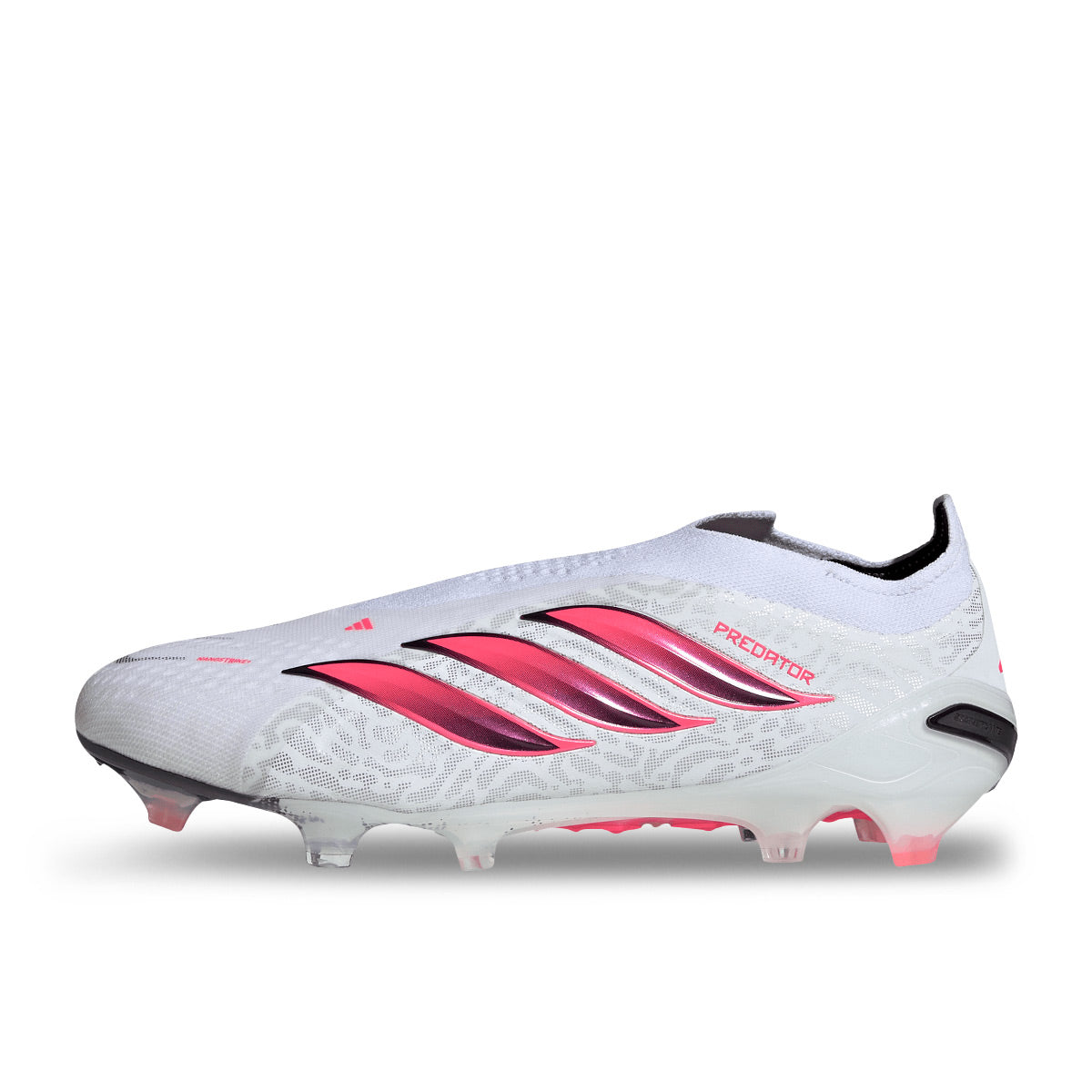 ADIDAS PREDATOR ELITE LACELESS FG - FTWR WHITE/SOLAR TURBO/CORE BLACK