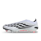 ADIDAS PREDATOR ELITE LACELESS FG - FTWR WHITE/SOLAR TURBO/CORE BLACK