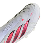 ADIDAS PREDATOR ELITE LACELESS FG - FTWR WHITE/SOLAR TURBO/CORE BLACK