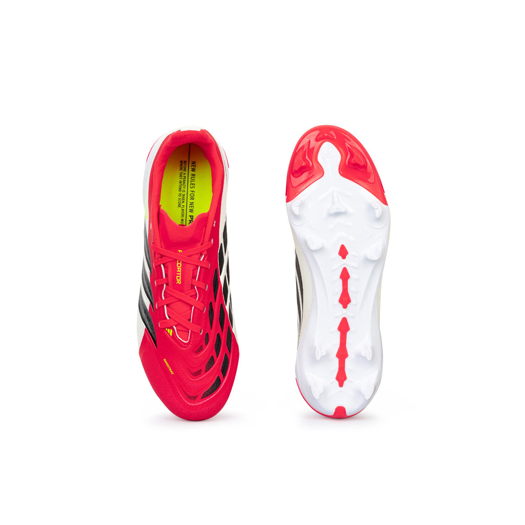 ADIDAS PREDATOR LEAGUE FG J - LUCID RED/CORE BLACK/FTWR WHITE