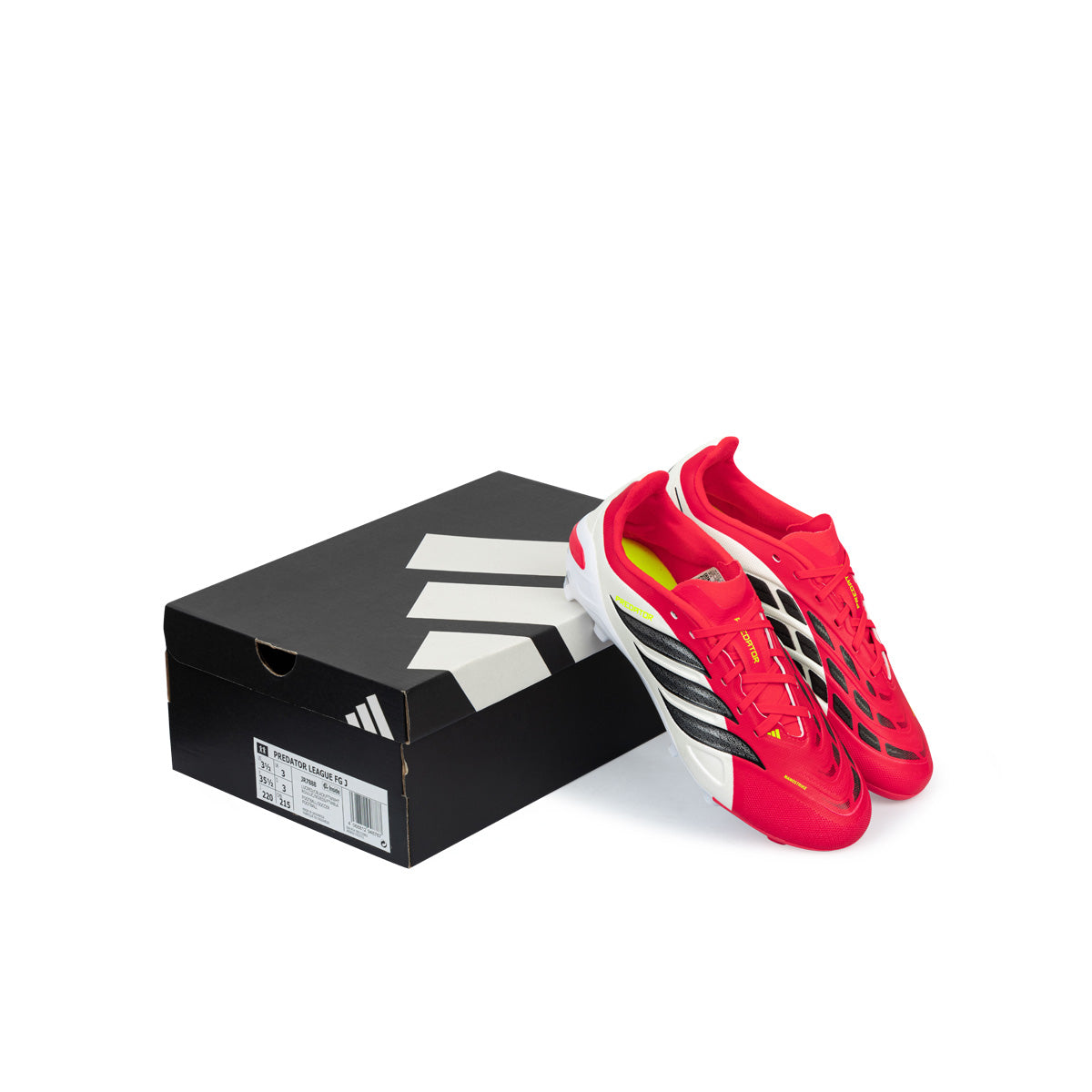 ADIDAS PREDATOR LEAGUE FG J - LUCID RED/CORE BLACK/FTWR WHITE