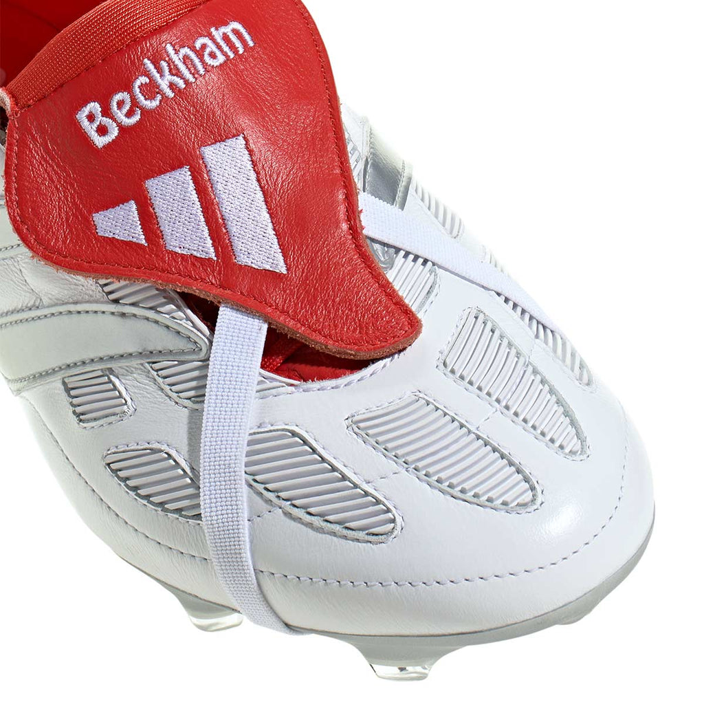 ADIDAS PREDATOR PRECISION DAVID BECKHAM ELITE FG - FTWR WHITE/SILVER MET/VIVID RED