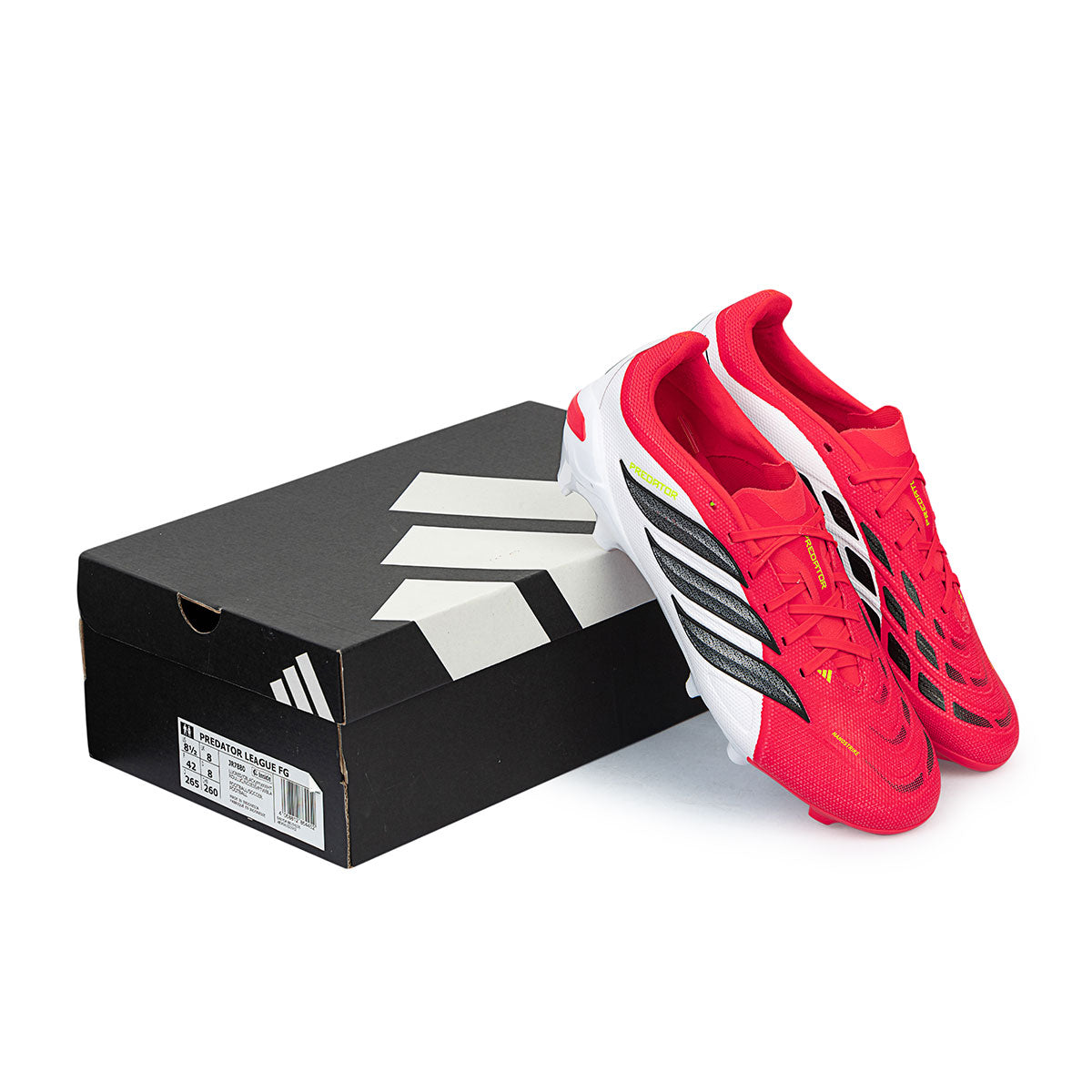 ADIDAS PREDATOR LEAGUE FG - LUCID RED/CORE BLACK/FTWR WHITE