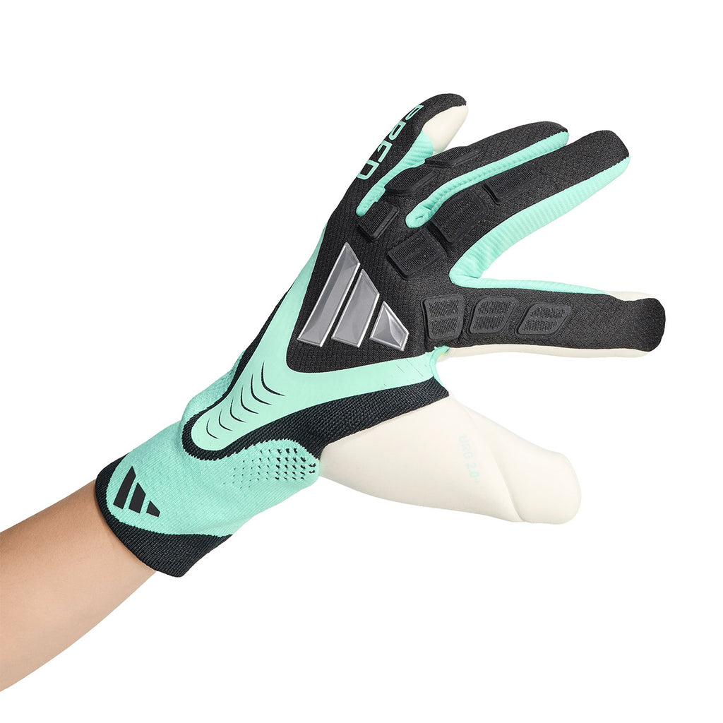 ADIDAS PREDATOR PRO GLOVES - BLACK/PULSE MINT/SILVER MET