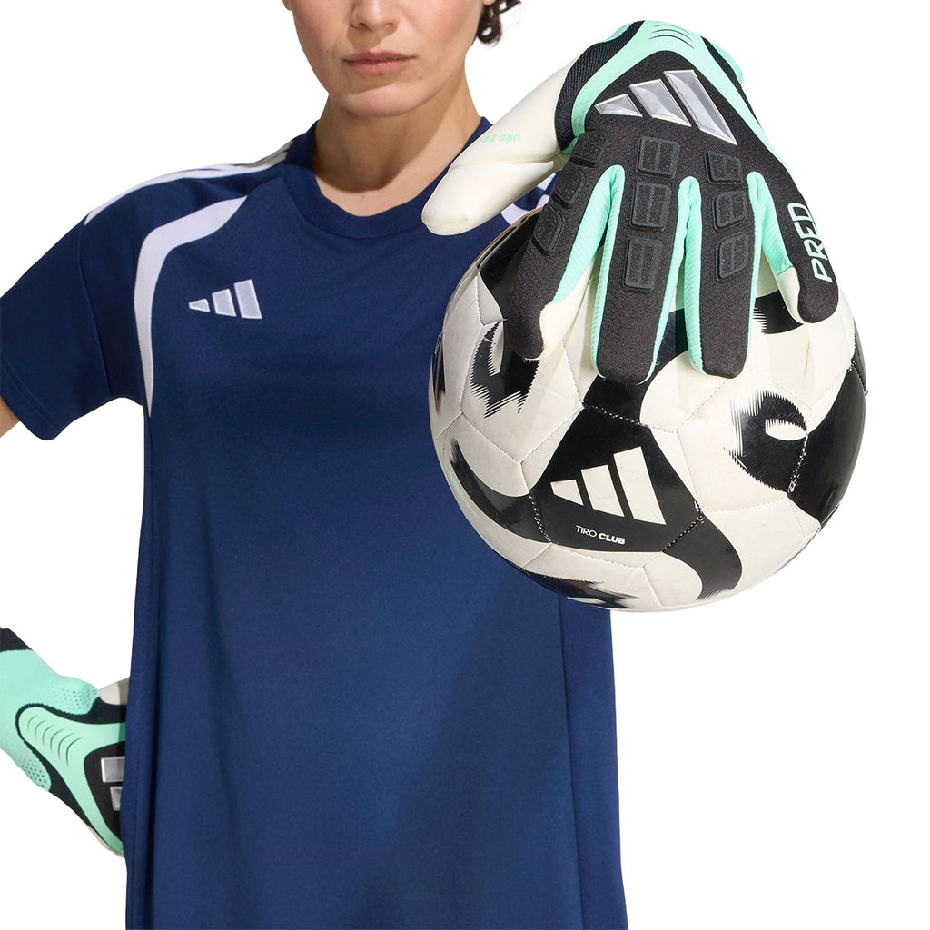 ADIDAS PREDATOR PRO GLOVES - BLACK/PULSE MINT/SILVER MET