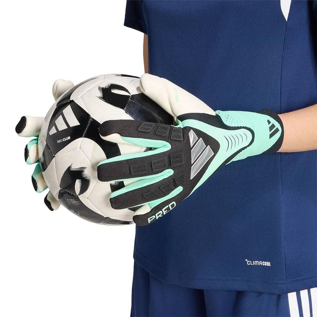 ADIDAS PREDATOR PRO GLOVES - BLACK/PULSE MINT/SILVER MET