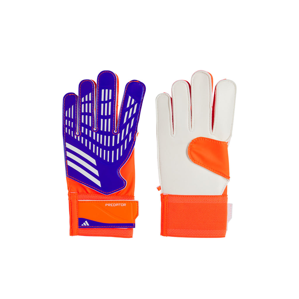 ADIDAS PREDATOR TRAINING GLOVES J - LUCID BLUE/SOLAR RED/WHITE