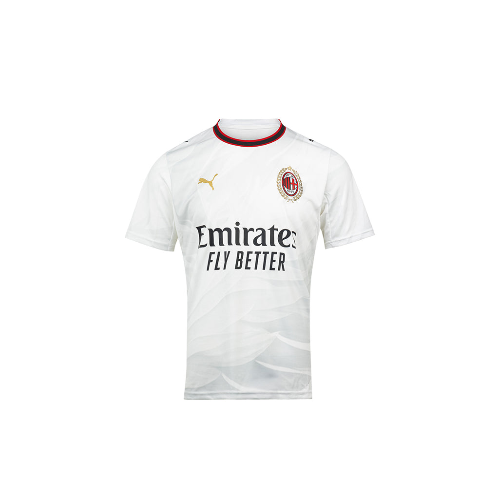 PUMA AC MILAN 2026/2027 AWAY KIDS JERSEY - PUMA WHITE/VICTORY GOLD