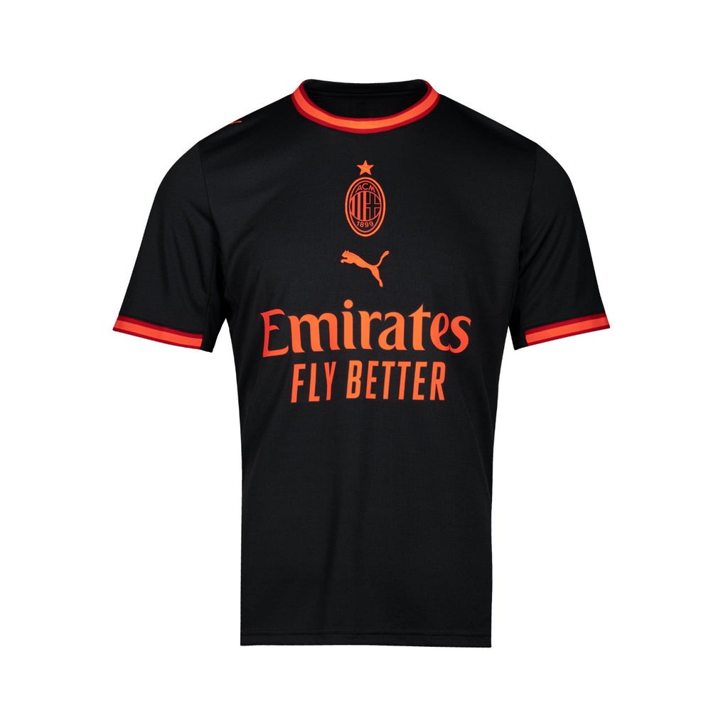 PUMA AC MILAN 2026/2027 THIRD REPLICA JERSEY - FLAT DARK GRAY/GLOWING RED